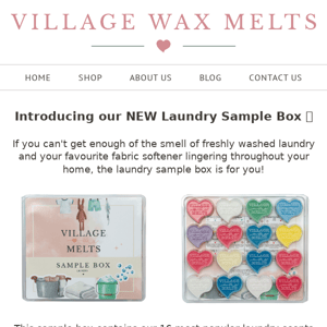 Introducing Our Laundry Scents Sample Box 🧺