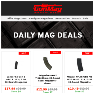 Mag Deals Hot Off The Presses! | NEW Lancer L5 Gen 2 AR-15 30 Rd Mag for $18