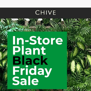Last Day for our in-store Black Friday Sale