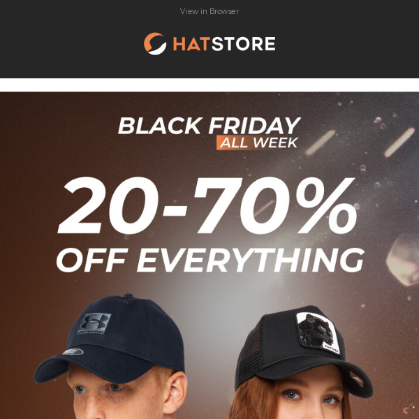 Hat Lover!! 20-70% off everything!🖤