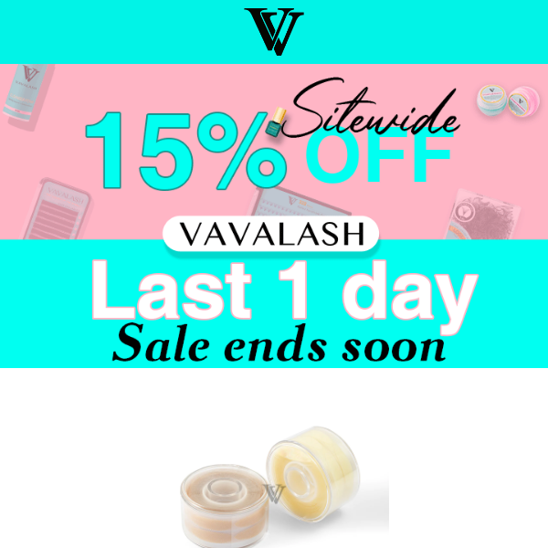 ⏰Last day for 15% OFF sitewide👀