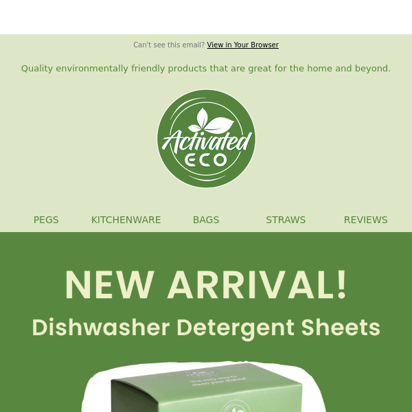 ⭐ NEW Dishwasher Detergent Sheets are here! ⭐