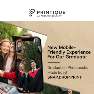 Graduation Books from your Phone, as Easy as 1, 2, 3