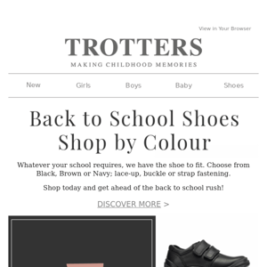 School Shoes: Shop by Colour