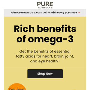 Get the mega benefits of omega-3