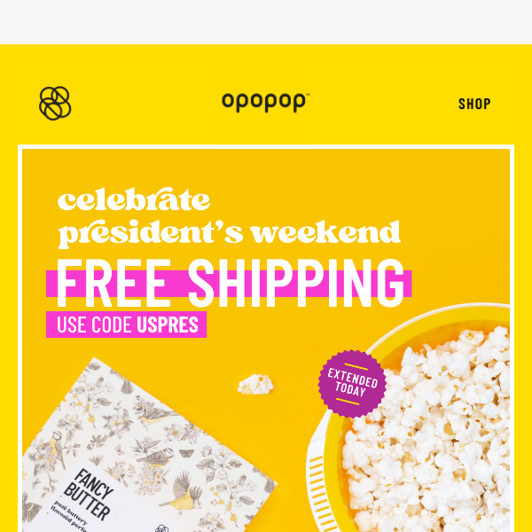 EXTENDED - Free Shipping!