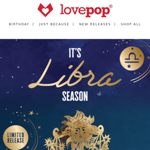 Limited Release: Libra Zodiac Birthday Cards
