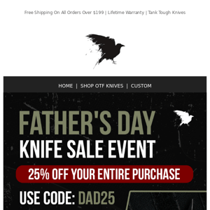 [Fathers Day Sale] 😎 Get 25% off your purchase + free engraving!