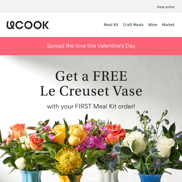 Get a FREE Le Creuset Vase