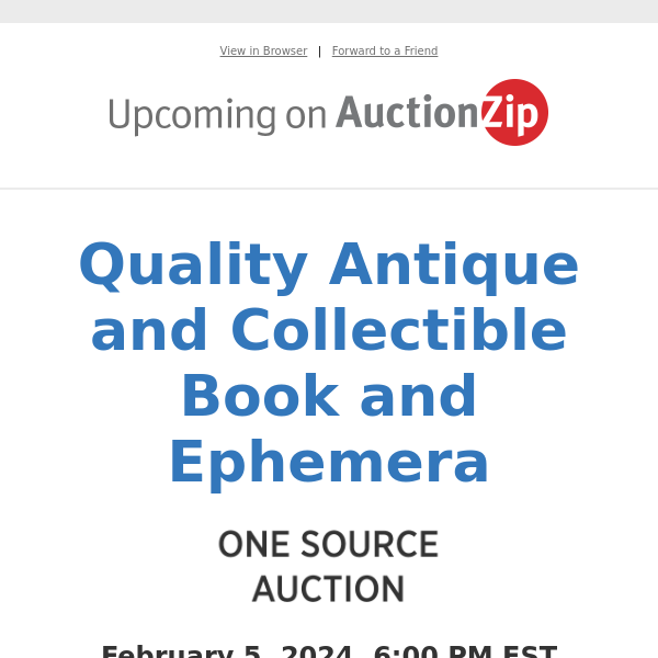 Quality Antique and Collectible Book and Ephemera