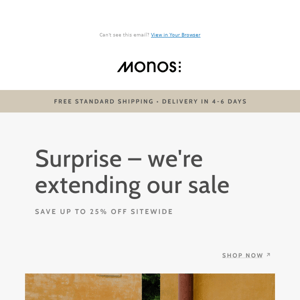 SALE EXTENDED – we’re celebrating our anniversary for a little while longer