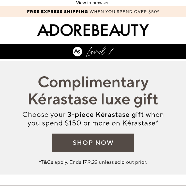 Don't miss this luxurious Kérastase gift*