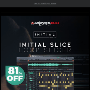 💰Steal of the Week: 81% Off Initial Audio Loop Slicer!