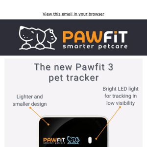 Pawfit 3 vs Pawfit 2