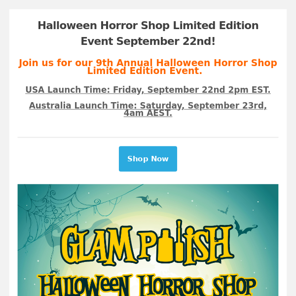 Halloween Launch Info 👻🎃