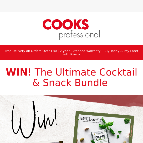 Win the ultimate cocktail & snack bundle 🍹