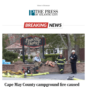 Cape May County campground fire caused by propane explosion, resort says