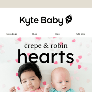 💘 Crepe & Robin Hearts are here