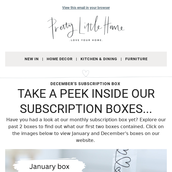 Peek inside our previous subscription boxes... 😍
