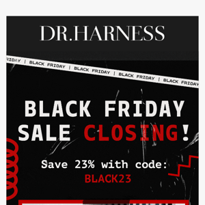 Last chance for a Black Friday discount!