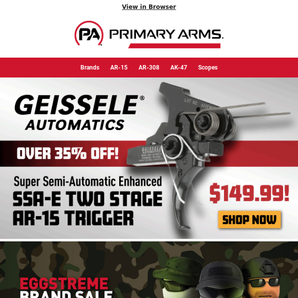 Geissele SSA-E 2-Stage Trigger on Sale: $149.99 !