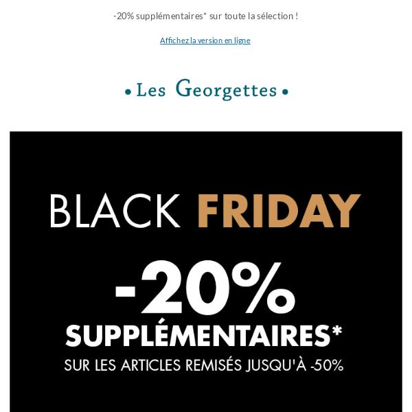 Black Friday : plus que quelques heures ! ​