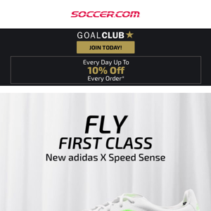 New From adidas: X Speed Sense Advance