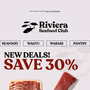 Hi Riviera Seafood Club, 🔥🔥40% OFF Ends Sunday!!🔥🔥 Save on Bluefin  Otoro, Chu-Toro, Poke & Unagi! + Seared Bluefin Tuna Steak Recipe! - Riviera  Seafood Club