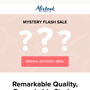 Your mystery flash is HERE! Ends at midnight.