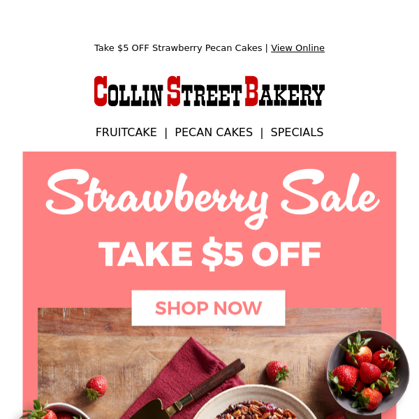 Shop our Strawberry sale! 🍓