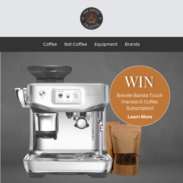 WIN A Breville Barista Touch Impress & Coffee Subscription 💥