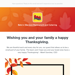 Happy Thanksgiving 🦃