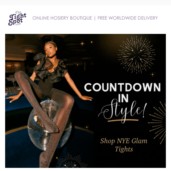 Luxury Legs For NYE! 🪩🥂 Shop Glam Hosiery