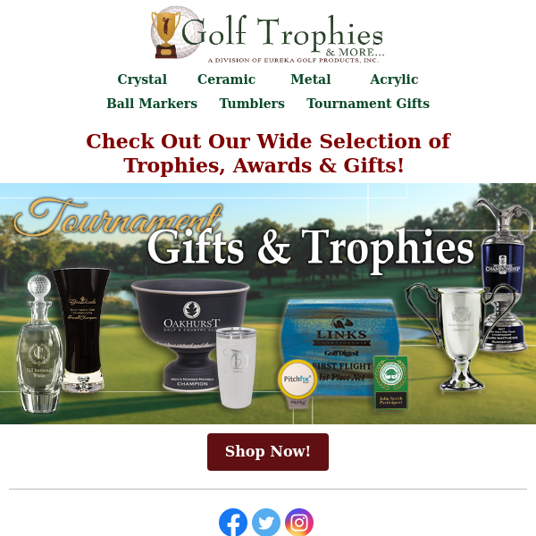 Start Planning Now for Spring Golf Events!