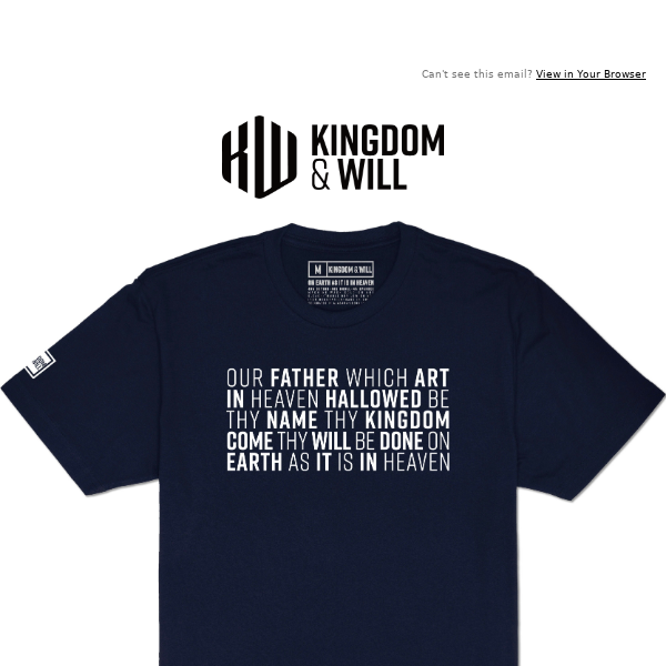 🙏 Restock Alert | The Lord's Prayer T-Shirt