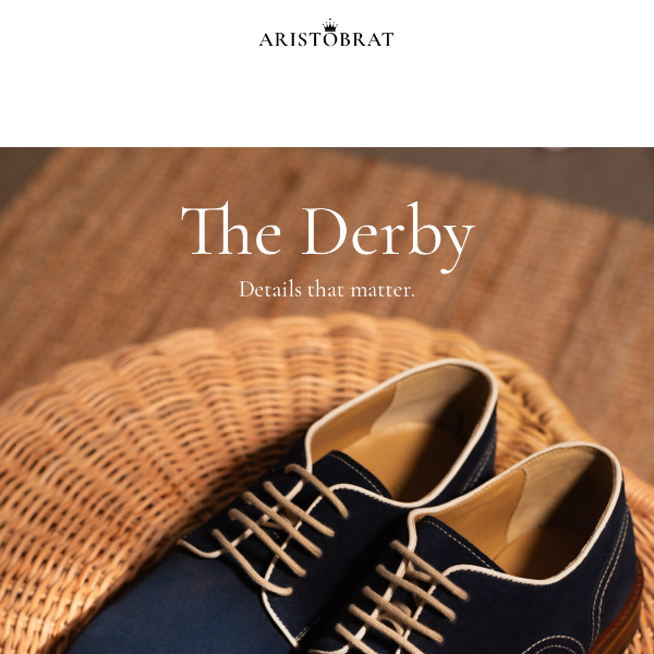 Derbys aren’t just shoes 🙊