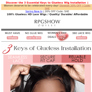 What Truly Matters in GLUELESS Wig Installation?🔍 Insights from Outlet