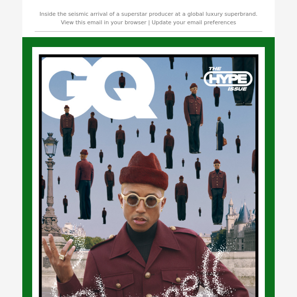 Here's the Inspiration Behind GQ's Cover Shoot with Pharrell