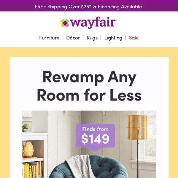 A room makeover from $149? YEP (!)