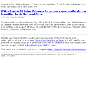 GSA’s Region 10 helps Veterans forge new career-paths during transition to civilian workforce