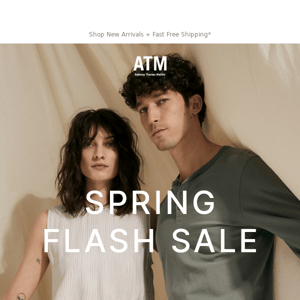 You're invited to our Spring Flash Sale!