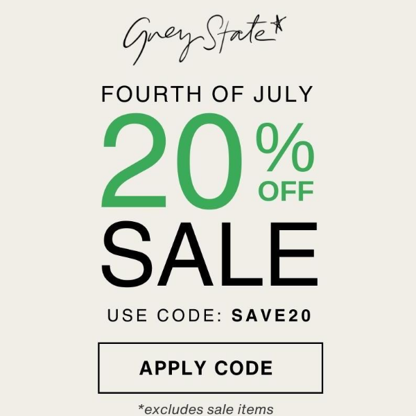✨20% 4th of July Sale!
