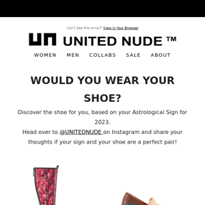 What UN shoe is for you?