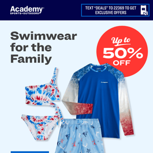 💦 Up to 50% Off Swimwear for the Family