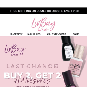 Hurry! 😲 B2G2 Glues ends tonight.