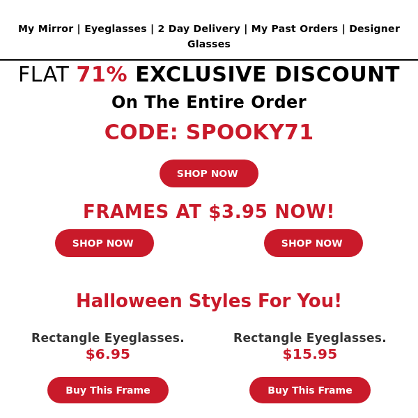 Goggles 4u 🎃Halloween Discount You Can't Resist.👻