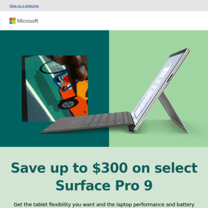 Save up to $300 on select Surface Pro 9. Win the Ultimate Surface Desktop Bundle.