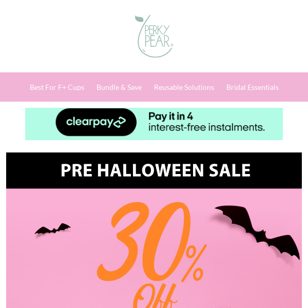 30% Off pre Halloween Sale