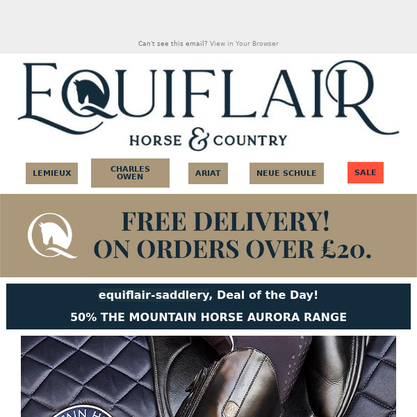 DEAL OF THE DAY - 50% OFF  MOUNTAIN HORSE AURORA RANGE
