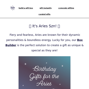Birthday Gifts for the Aries 🔥